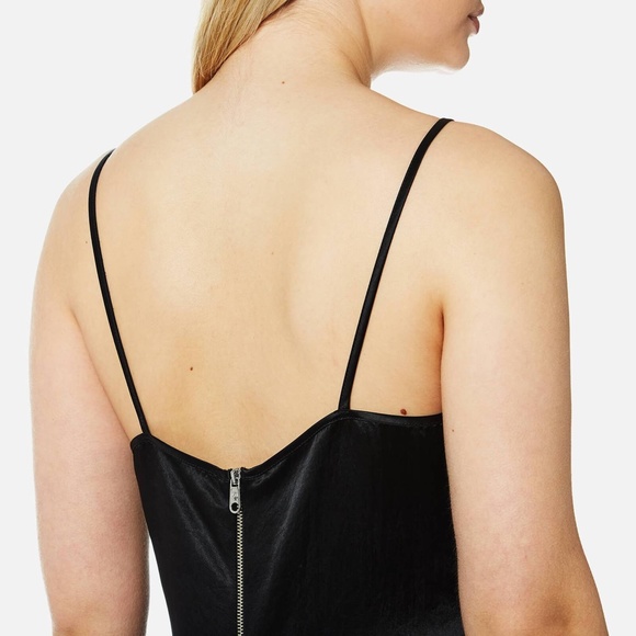 NWT Versus Versace Women's V-Neck Slip Dress - Black - Picture 3 of 8